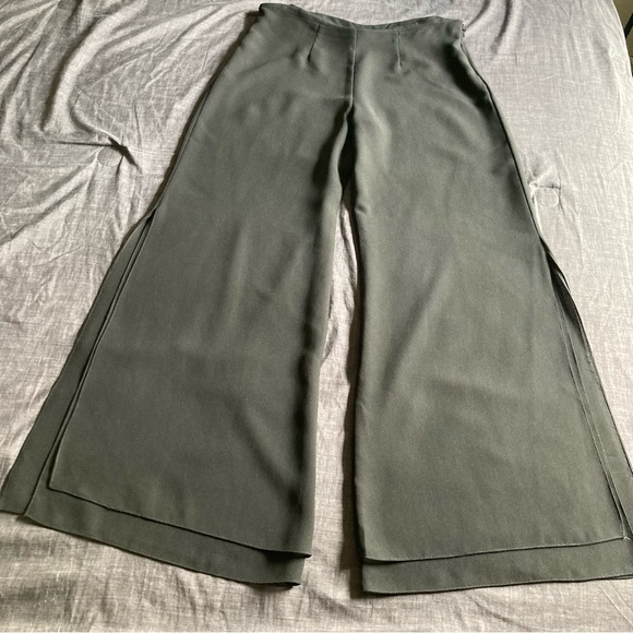 Fanny Women’s Black Wide Leg Dress Pants Size XLarge - Picture 1 of 7